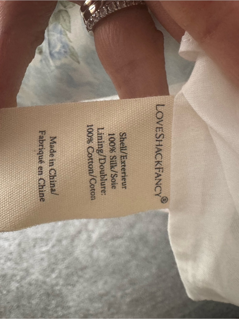 LoveShackFancy Imata Silk Mini Dress in Rainbow - Picture 4 of 8